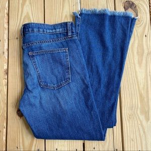 Anthropologie Current Elliot raw hem flare jeans